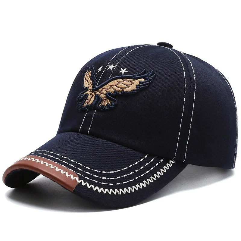 Unisex Eagle Embroidered Baseball Cap