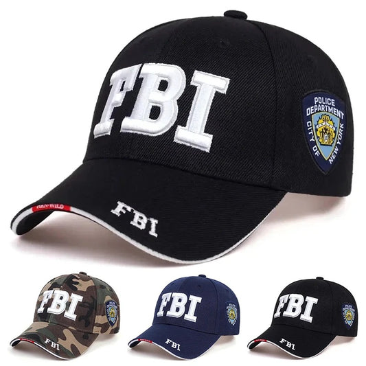 Unisex FBI Embroidered Baseball Cap